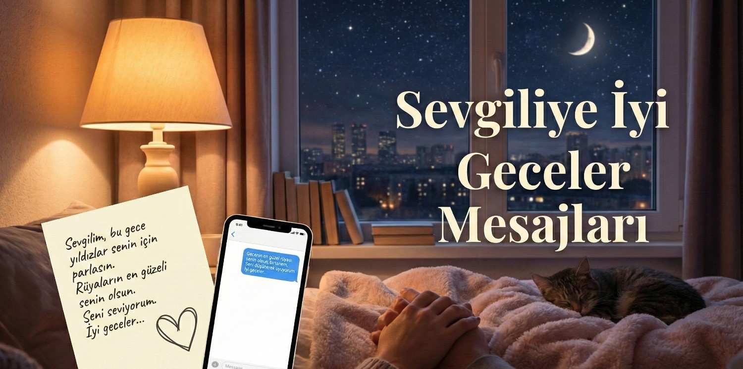 Sevgiliye İyi Geceler Mesajları, Romantik İyi Geceler Mesajı